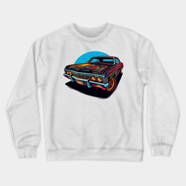 Chevrolet Impala Crewneck Sweatshirt by Vehicles-Art